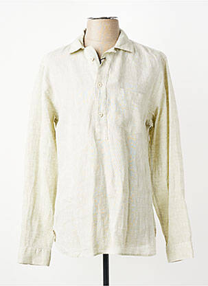 Chemise manches longues coupe cintrée vert XACUS homme