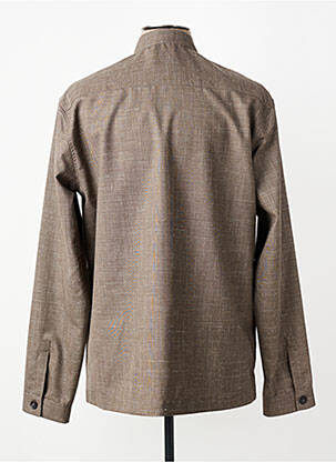 Veste casual fermeture boutonnée sur le devant marron XACUS homme