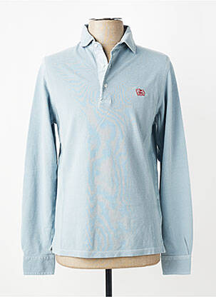 Polo manches longues manches longues bleu clair TRAMAROSSA homme