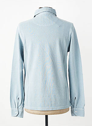 Polo manches longues manches longues bleu clair TRAMAROSSA homme