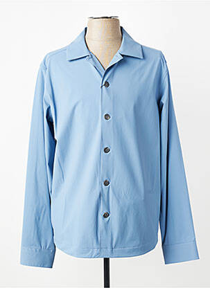 Veste casual fermeture boutonnée sur le devant bleu XACUS homme