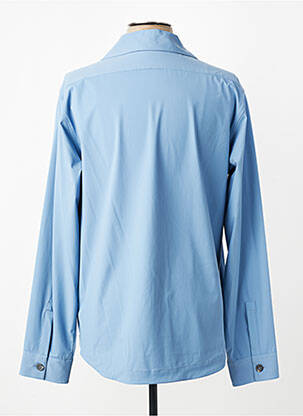 Veste casual fermeture boutonnée sur le devant bleu XACUS homme