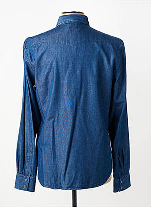 Chemise manches longues coupe cintrée bleu XACUS homme