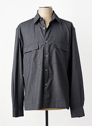 Chemise manches longues coupe cintrée gris XACUS homme