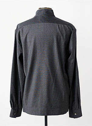 Chemise manches longues coupe cintrée gris XACUS homme