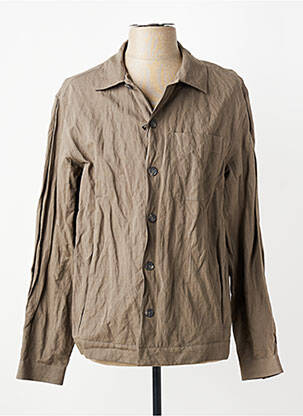 Veste casual fermeture boutonnée sur le devant marron XACUS homme