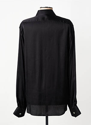 Chemise manches longues coupe cintrée noir XACUS homme