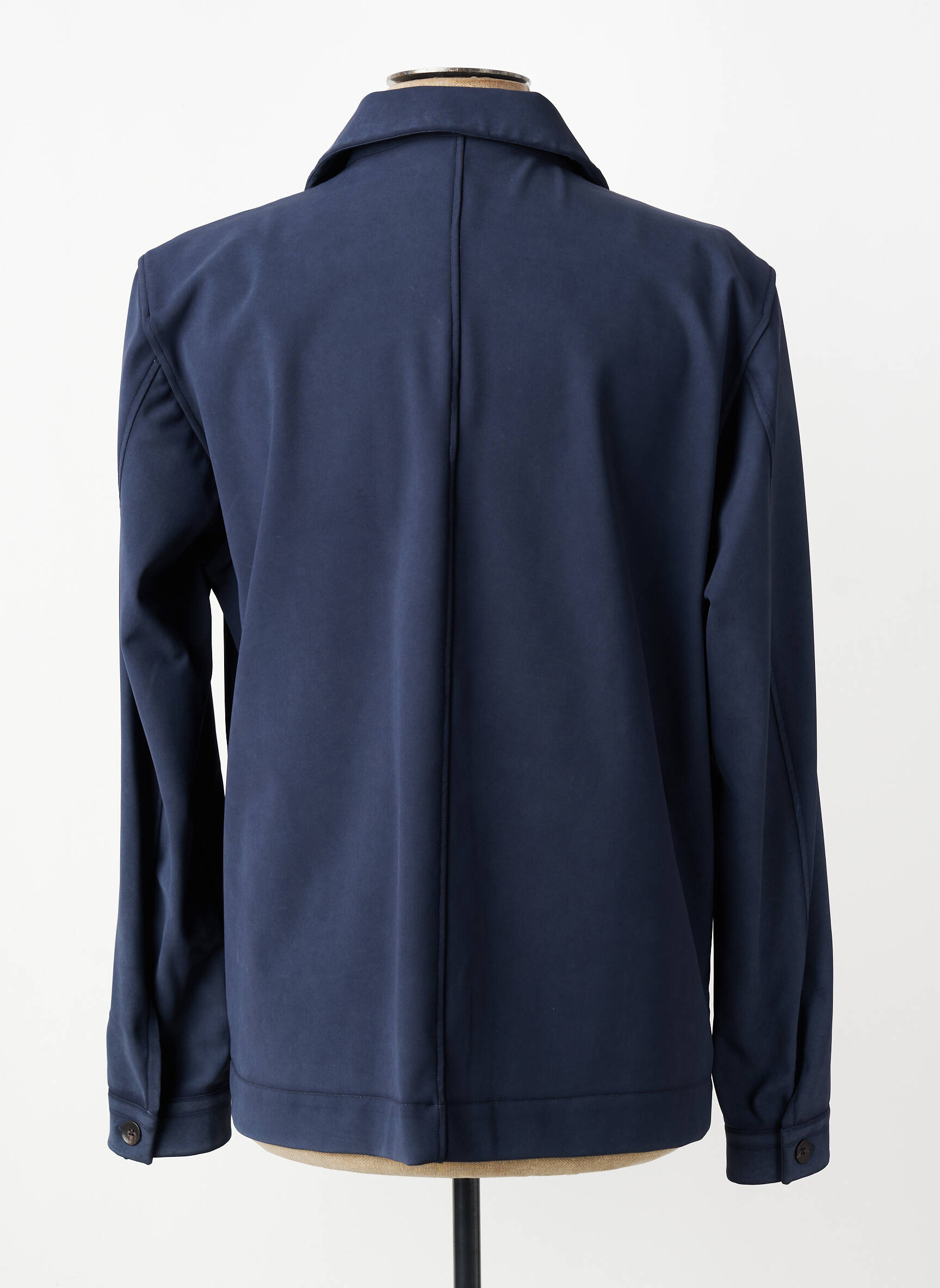 Veste casual fermeture boutonnée sur le devant bleu XACUS homme