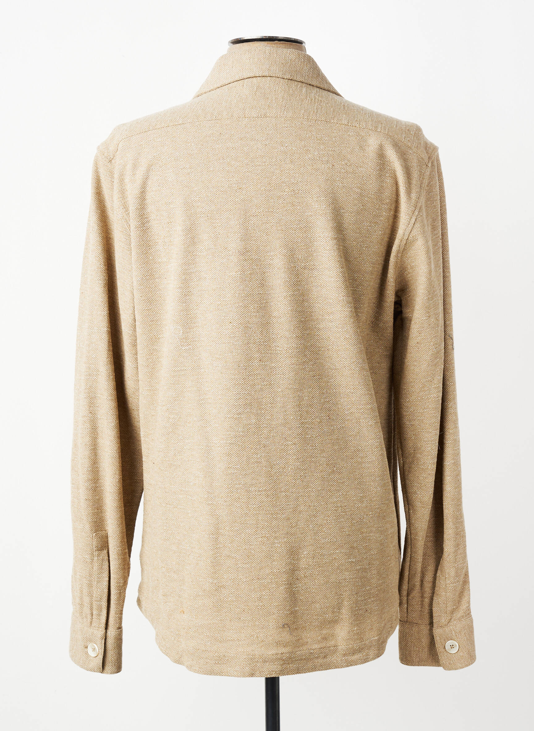 Veste casual fermeture boutonnée sur le devant beige XACUS homme