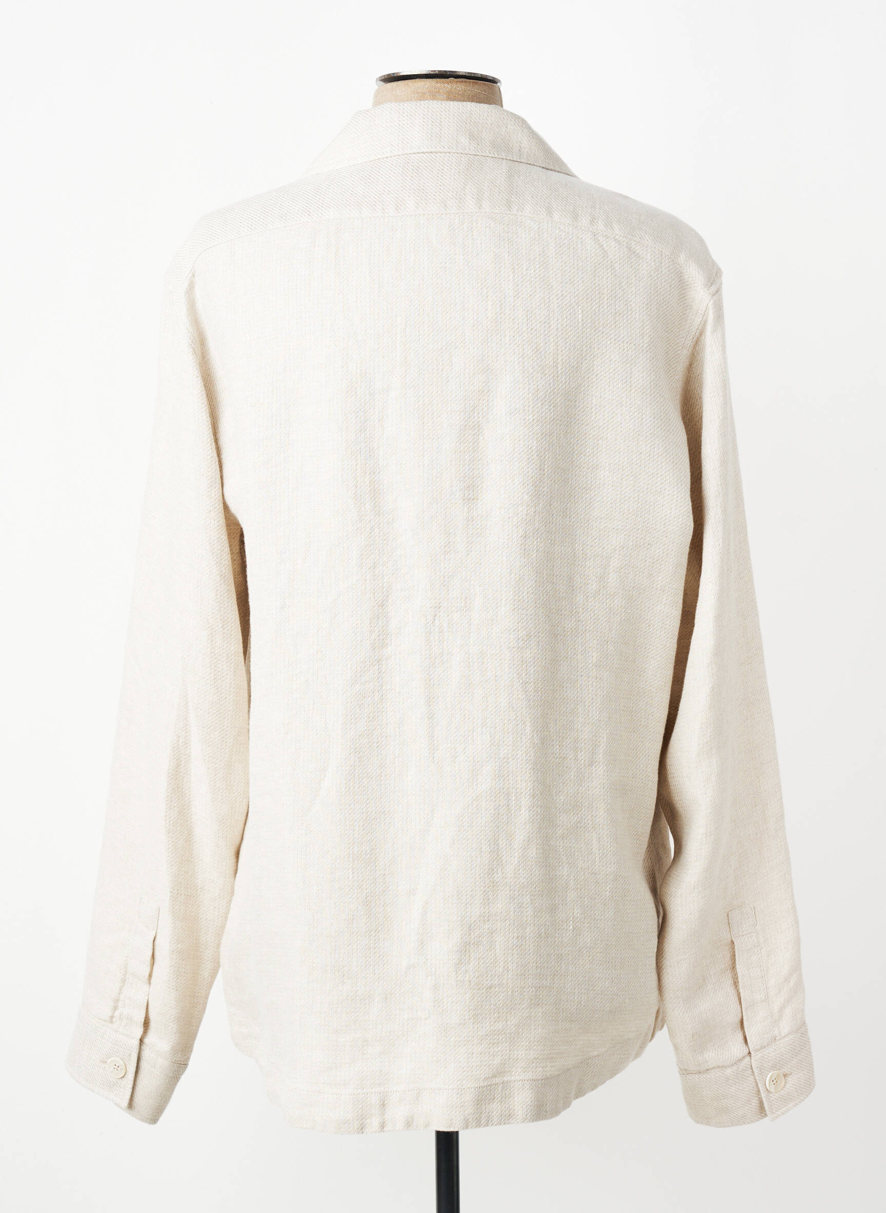 Veste casual fermeture boutonnée sur le devant beige XACUS homme