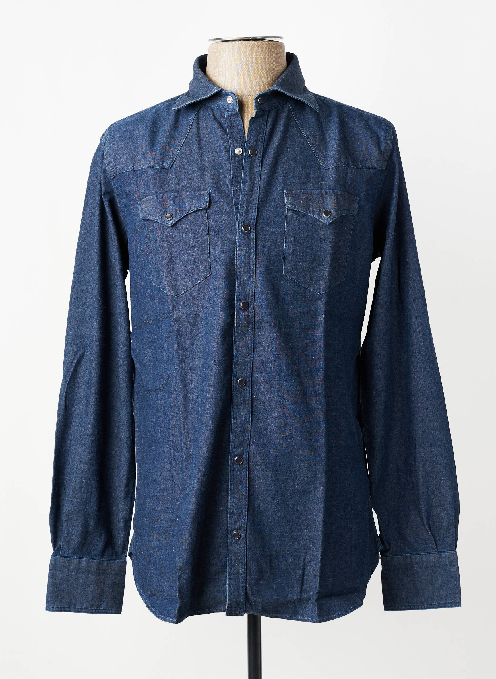 Chemise manches longues coupe cintrée bleu TRAMAROSSA homme