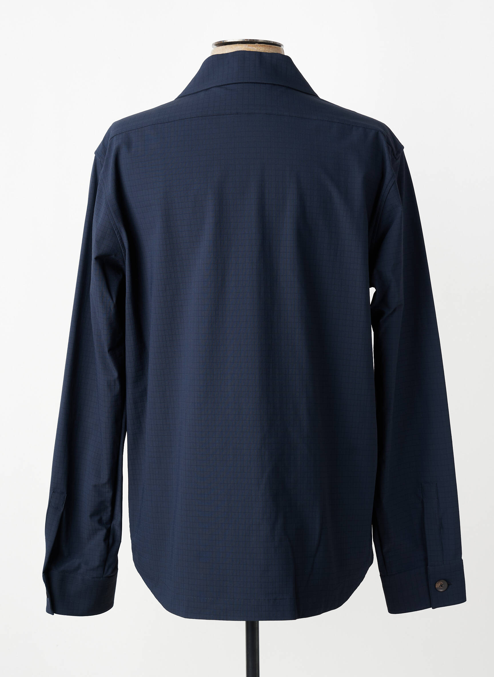 Veste casual fermeture boutonnée sur le devant bleu XACUS homme
