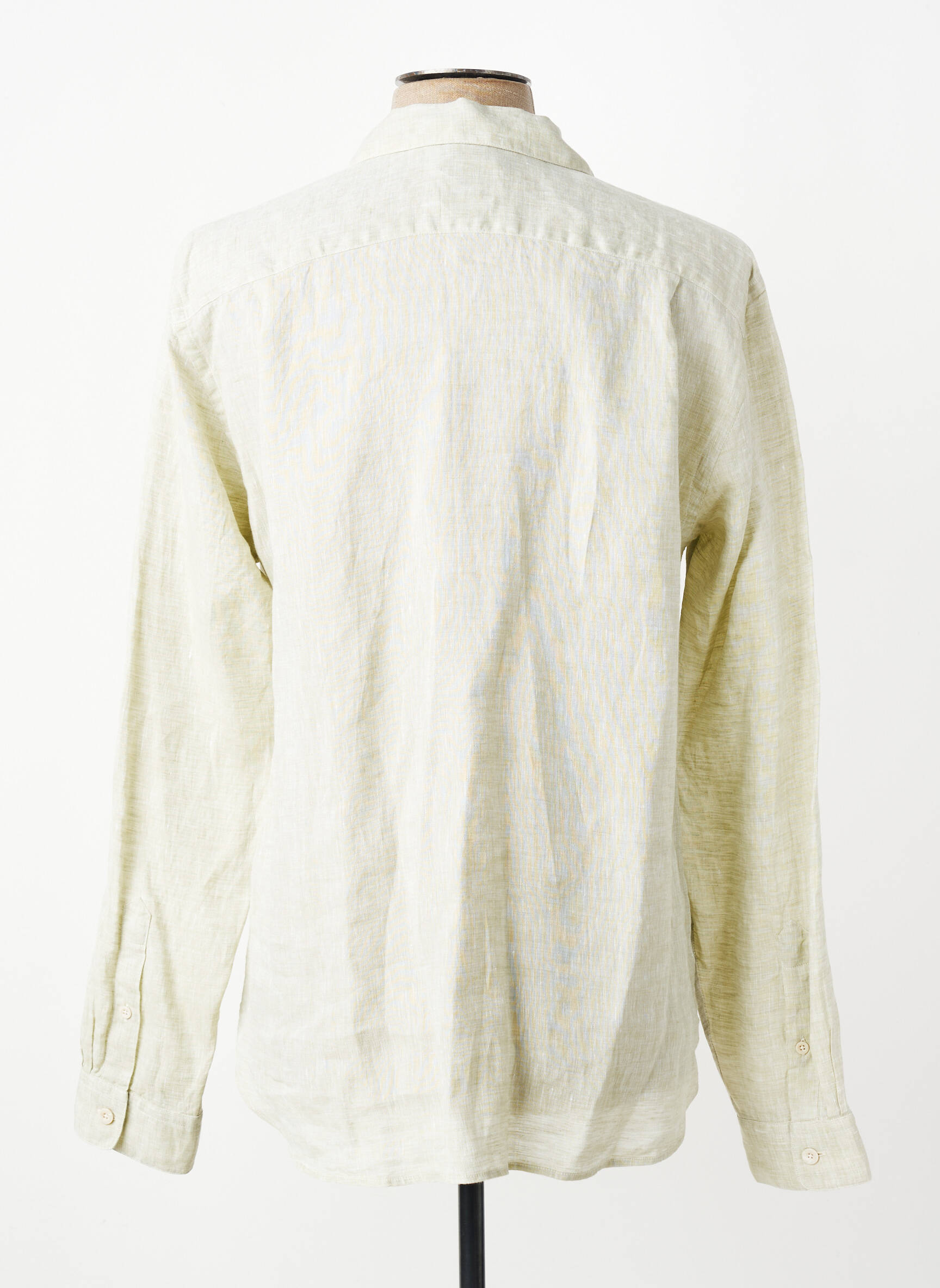 Chemise manches longues coupe cintrée vert XACUS homme