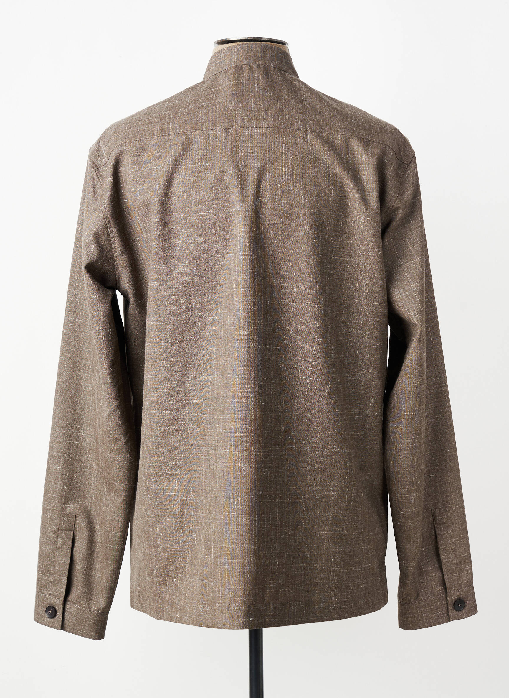 Veste casual fermeture boutonnée sur le devant marron XACUS homme