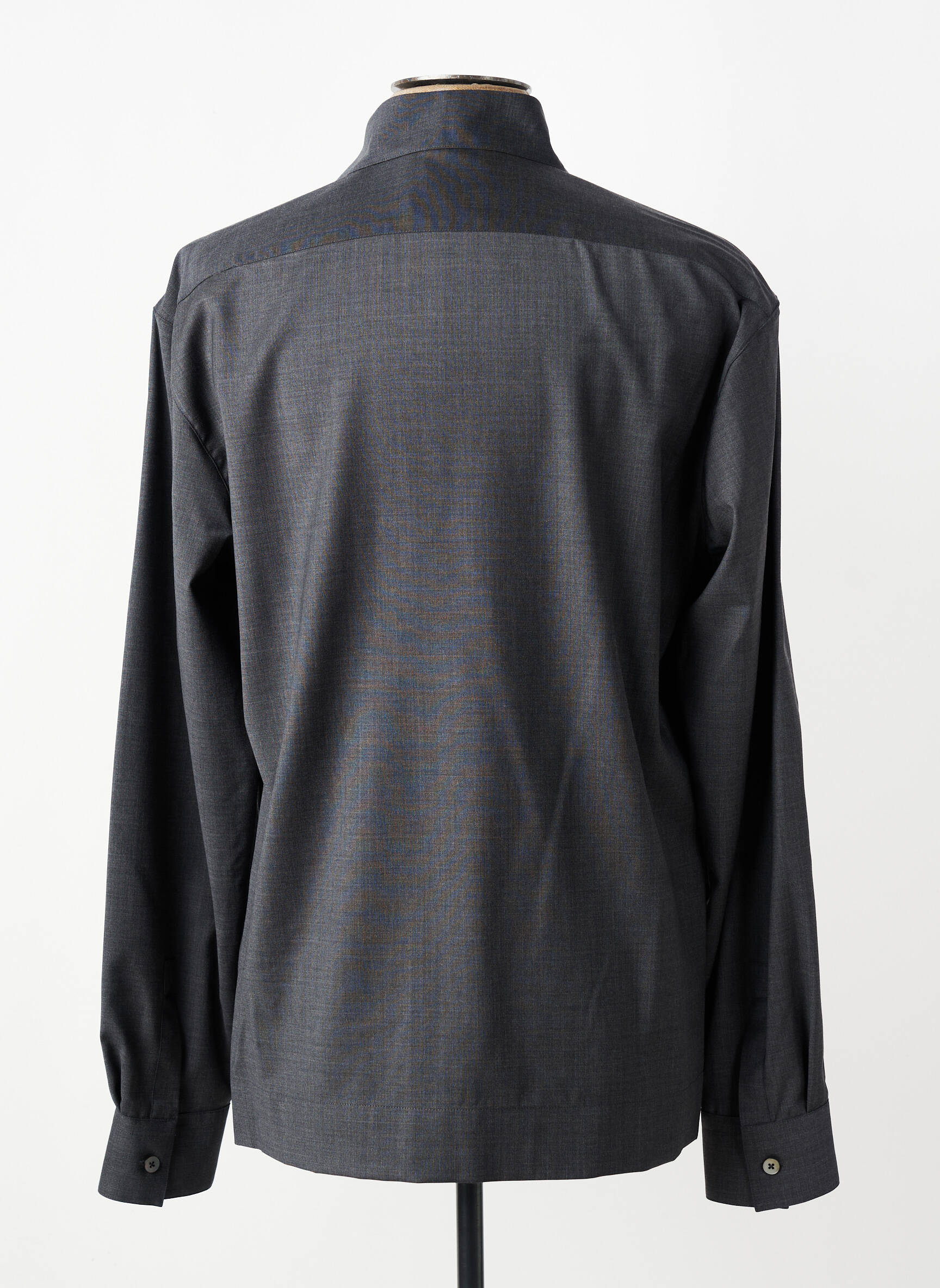 Chemise manches longues coupe cintrée gris XACUS homme