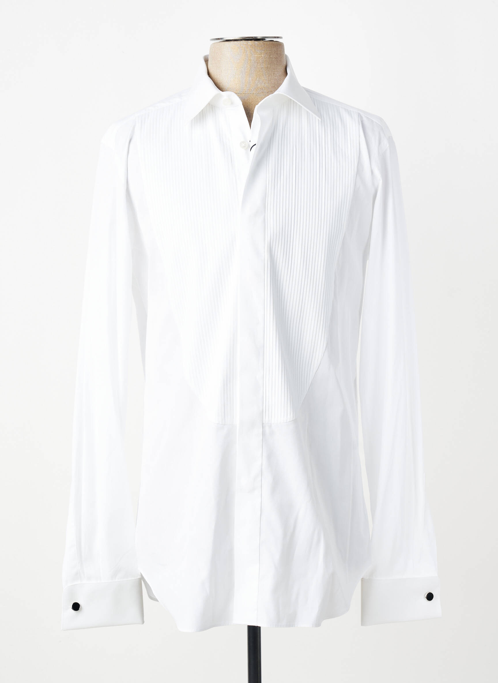 Chemise manches longues coupe cintrée blanc XACUS homme