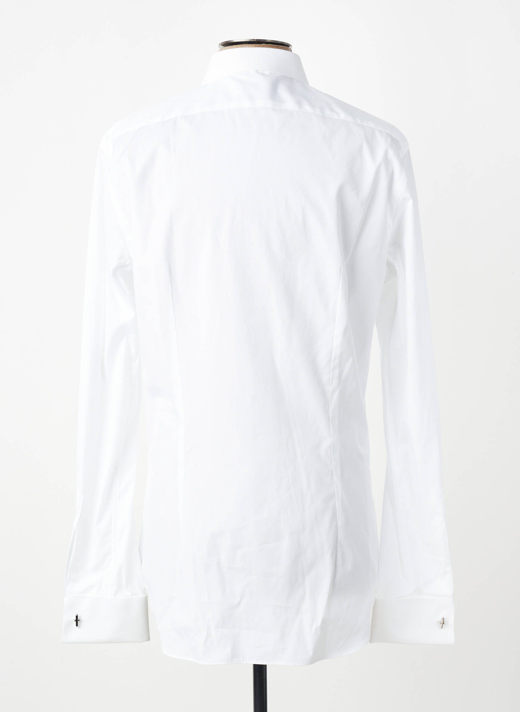 Chemise manches longues coupe cintrée blanc XACUS homme