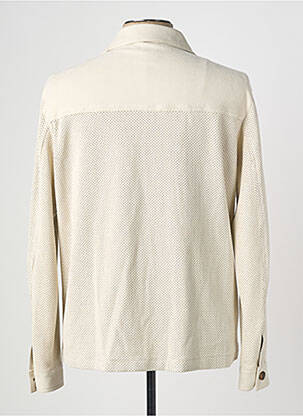 Veste casual fermeture boutonnée sur le devant beige BOB homme