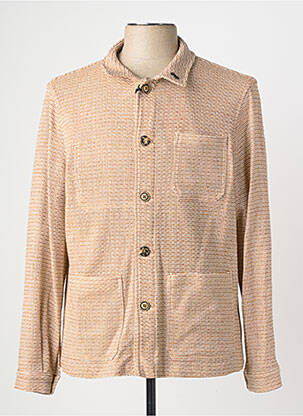 Veste casual fermeture boutonnée sur le devant beige BOB homme