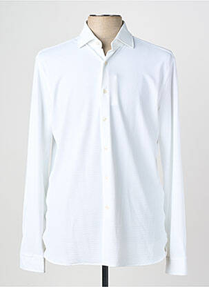 Chemise manches longues coupe cintrée blanc XACUS homme