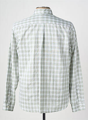 Chemise manches longues imprimé écossais vert XACUS homme