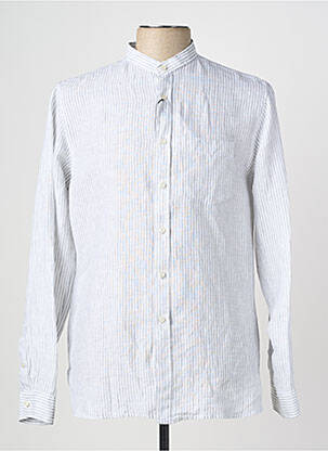 Chemise manches longues coupe cintrée gris XACUS homme