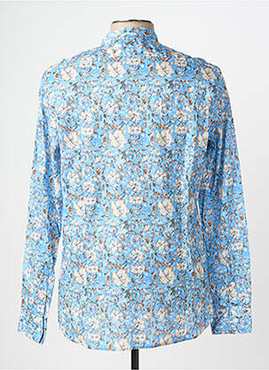 Chemise manches longues imprimé fleurs bleu BOB homme