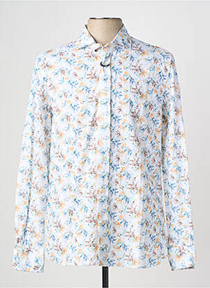 Chemise manches longues imprimé fleurs bleu BOB homme