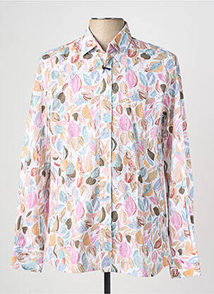 Chemise manches longues imprimé fantaisie rose BOB homme