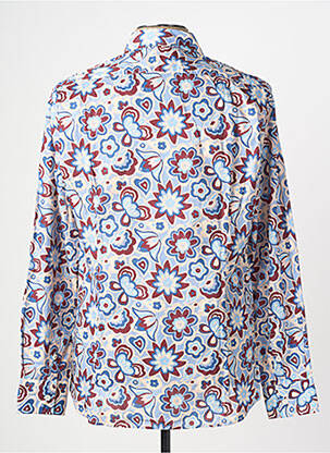 Chemise manches longues imprimé fleurs bleu BOB homme