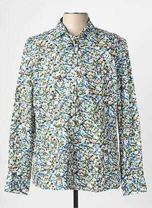 Chemise manches longues imprimé fantaisie bleu BOB homme