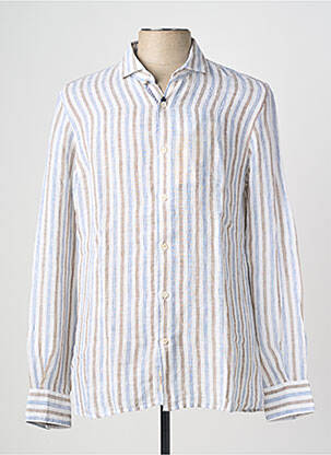 Chemise manches longues coupe cintrée beige BOB homme