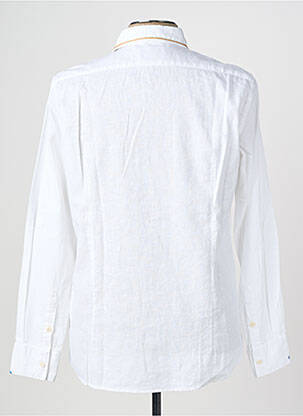 Chemise manches longues coupe cintrée blanc BOB homme