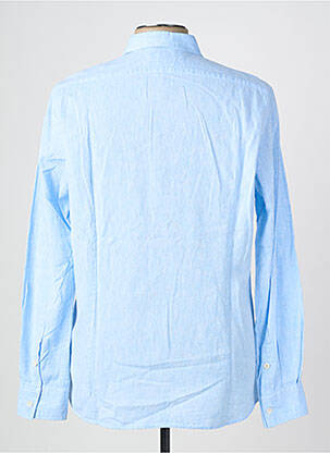 Chemise manches longues imprimé fantaisie bleu BOB homme