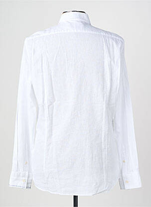 Chemise manches longues coupe cintrée blanc BOB homme