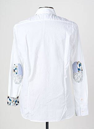 Chemise manches longues coupe cintrée blanc BOB homme