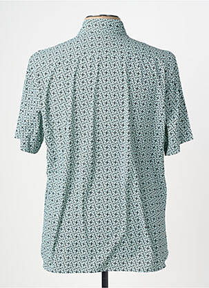 Chemise manches courtes imprimé fantaisie vert XACUS homme
