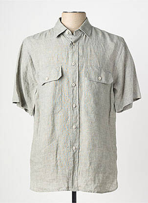 Chemise manches courtes poches vert XACUS homme