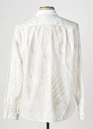 Chemise manches longues coupe cintrée beige XACUS homme