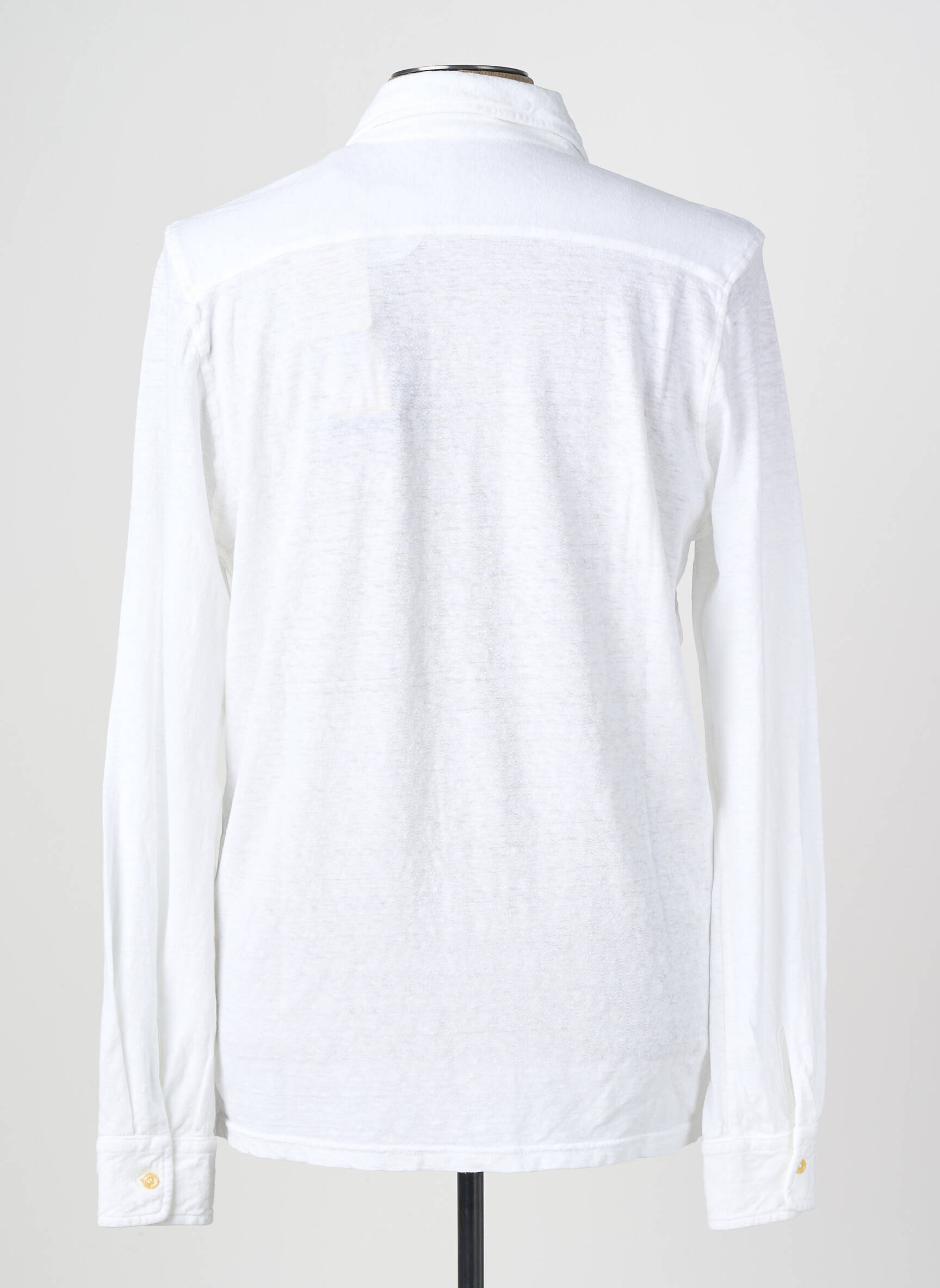Chemise manches longues coupe cintrée blanc BOB homme
