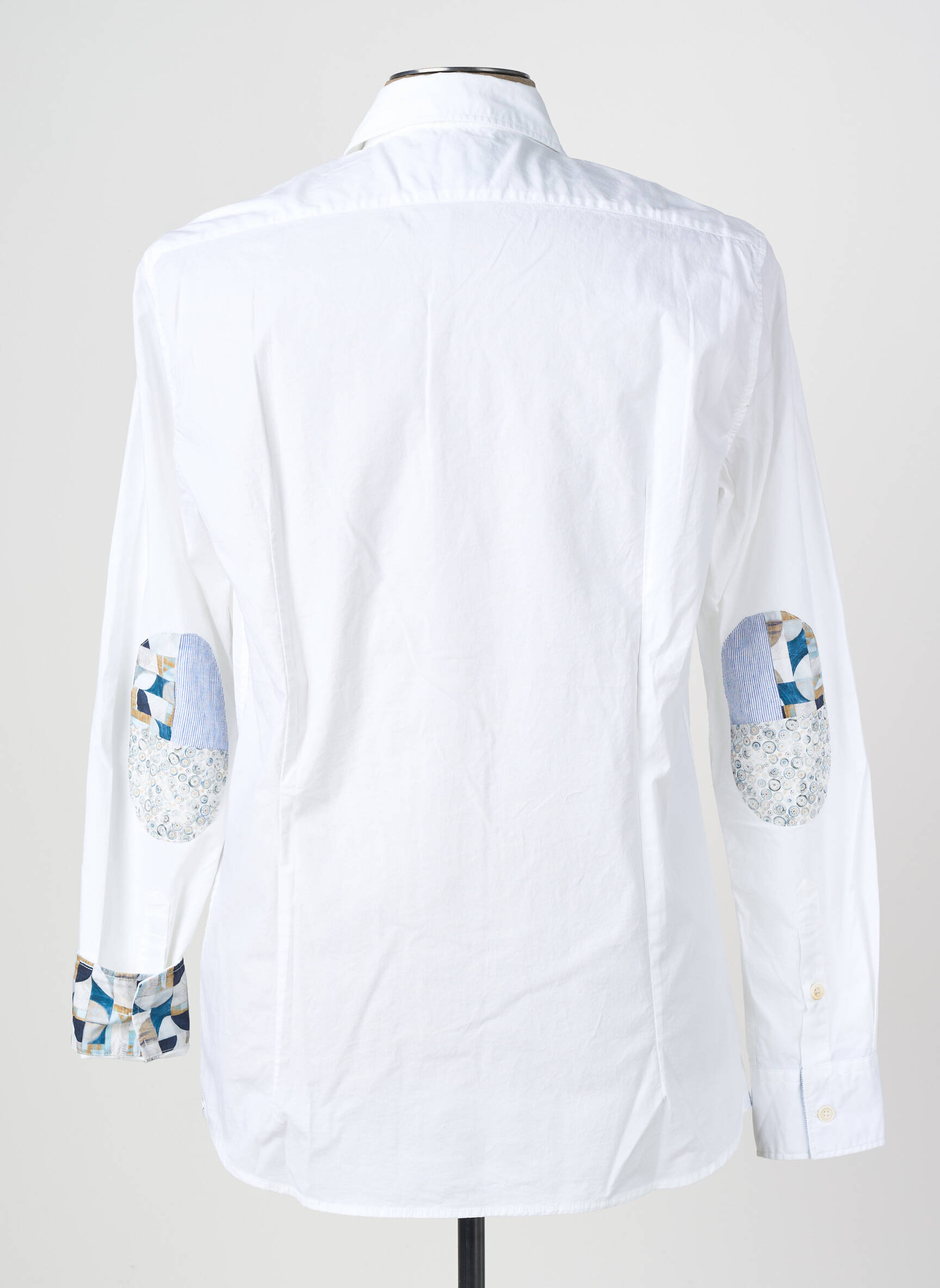 Chemise manches longues coupe cintrée blanc BOB homme