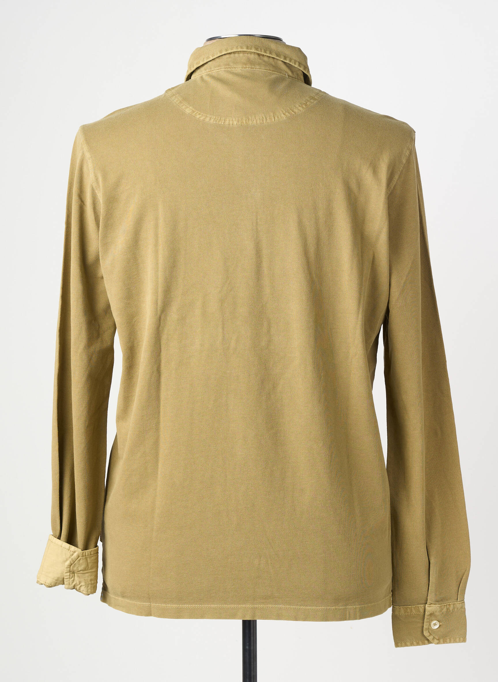Polo manches longues manches longues vert BOB homme