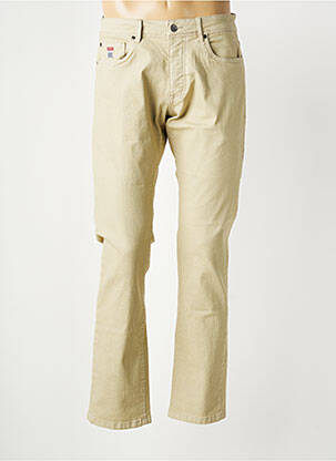 Jeans coupe droite fermeture boutonnée sur le devant taille normale beige U.S. POLO ASSN homme
