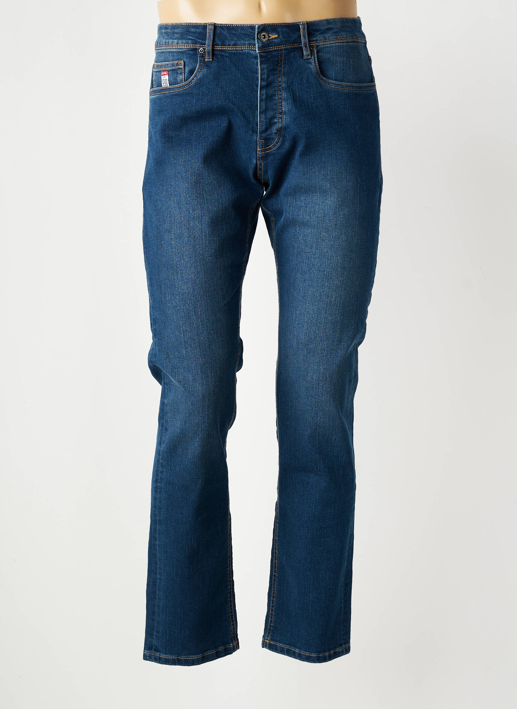 Jeans coupe droite fermeture boutonnée sur le devant taille normale bleu U.S. POLO ASSN homme