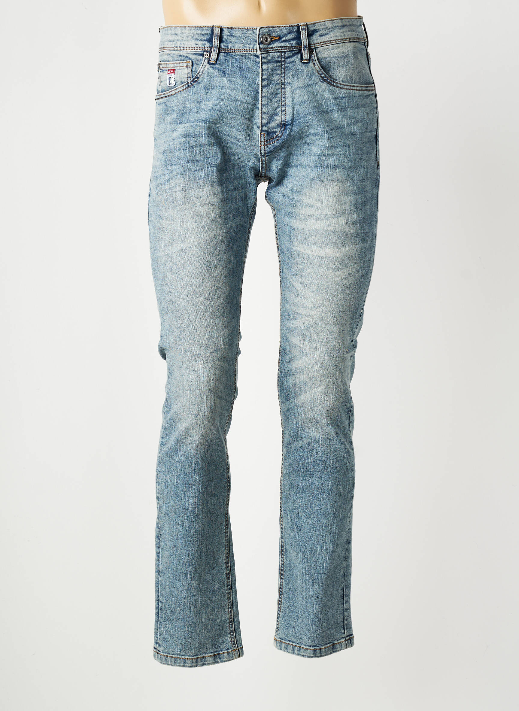 Jeans coupe slim fermeture boutonnée sur le devant taille normale bleu U.S. POLO ASSN homme