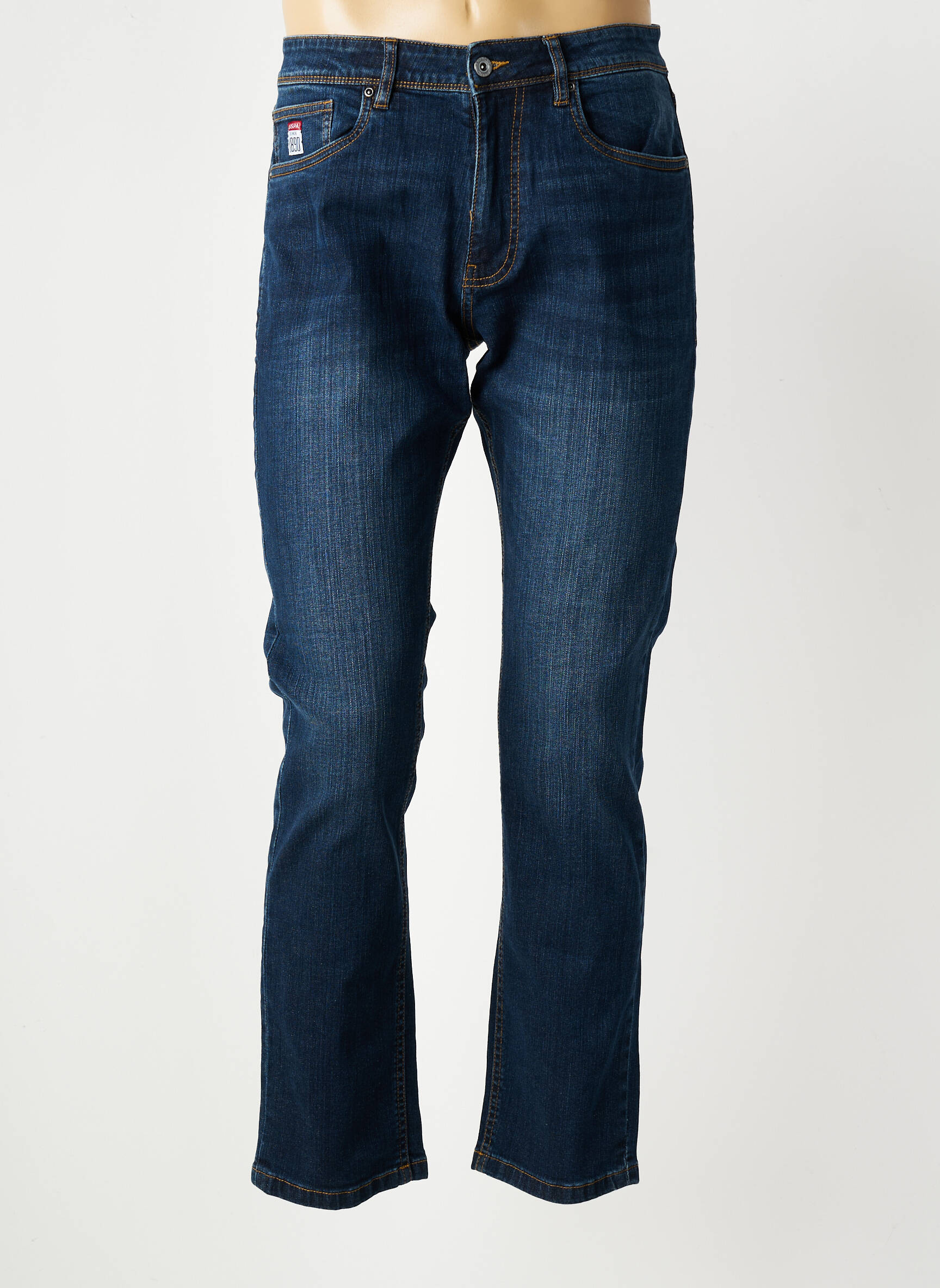 Jeans coupe droite stretch taille normale bleu U.S. POLO ASSN homme