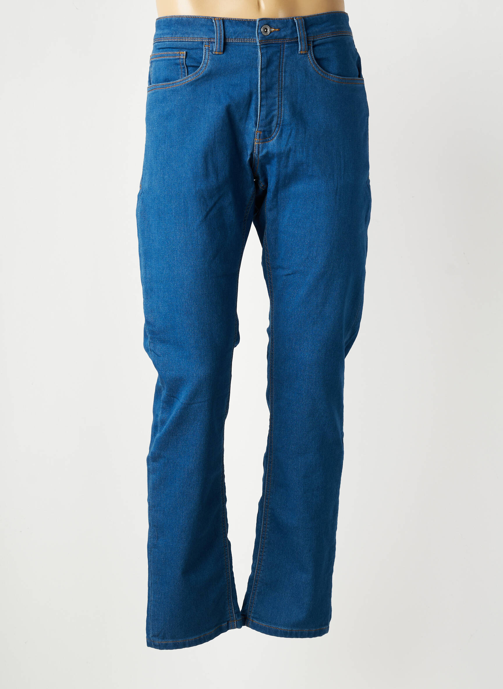 Jeans coupe droite fermeture boutonnée sur le devant taille normale bleu U.S. POLO ASSN homme