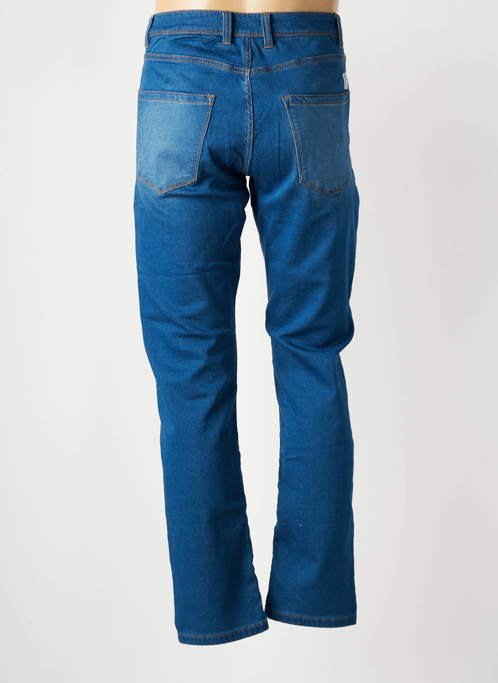 Jeans coupe droite fermeture boutonnée sur le devant taille normale bleu U.S. POLO ASSN homme