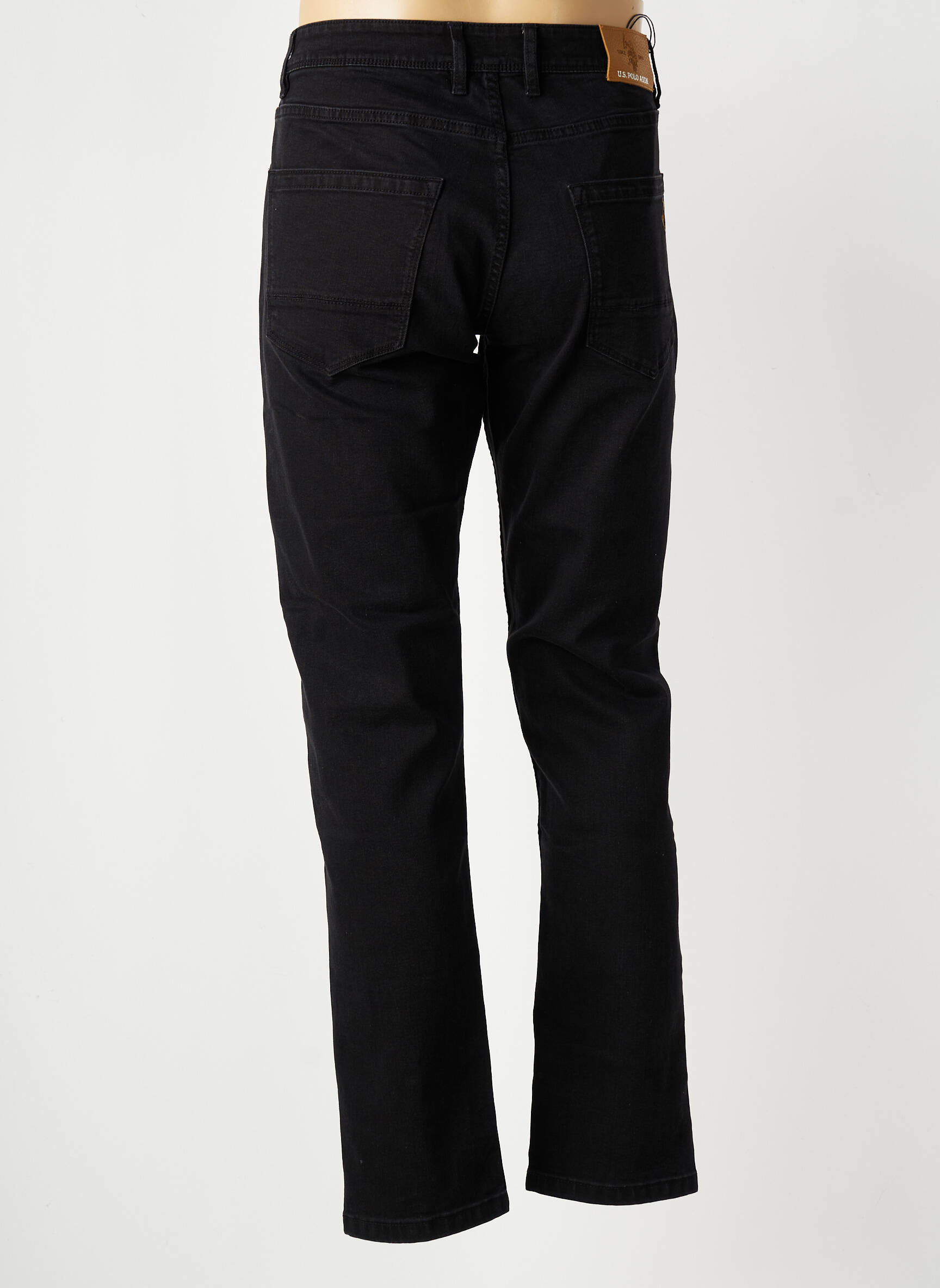Jeans coupe droite stretch taille normale noir U.S. POLO ASSN homme