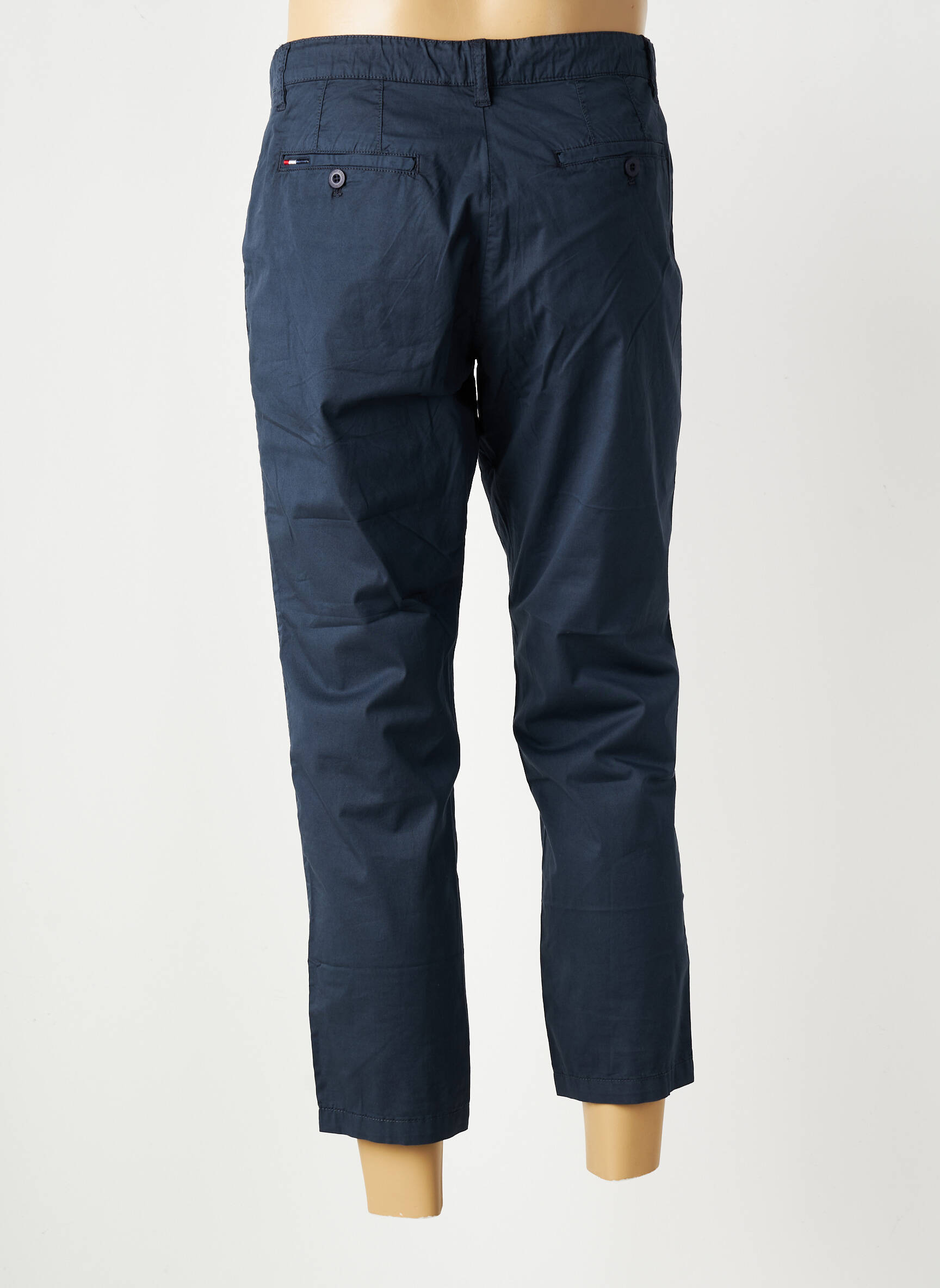 Pantalon 7/8 tissage popeline taille normale bleu U.S. POLO ASSN homme